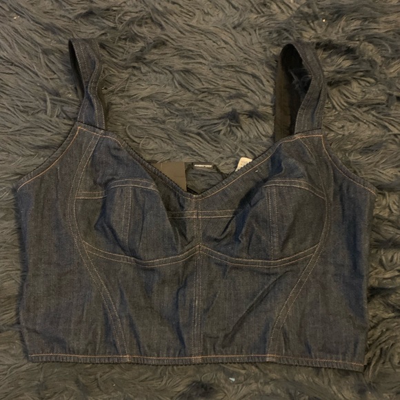 NWT Dolce&Gabbana denim corset size it50/14 - Picture 5 of 12